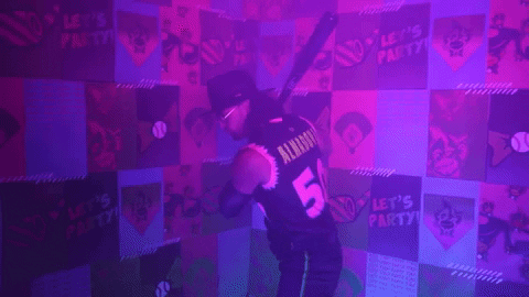 Batting Savannah Bananas Party GIF