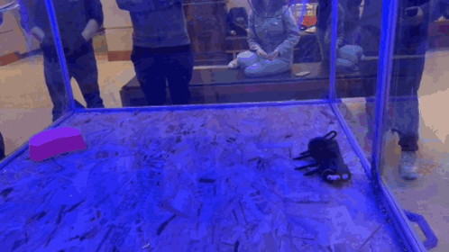 Battle Bots Fighting Pink And Black GIF