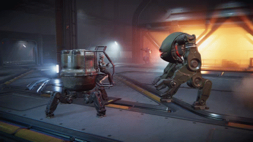 Battle Bots Fighting GIF