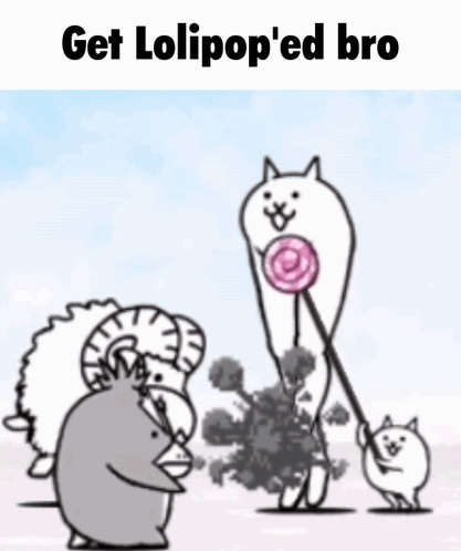 Battle Cats Lolipop GIF