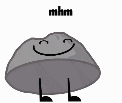 Battle For Dream Island Rocky Nodding Mhm GIF