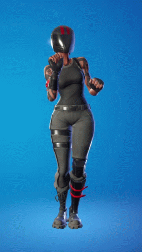 Battle Royale Redline Skin Tidy Fortnite Dance Emote GIF