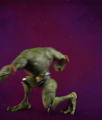 Battle Toad Strong Muscle GIF