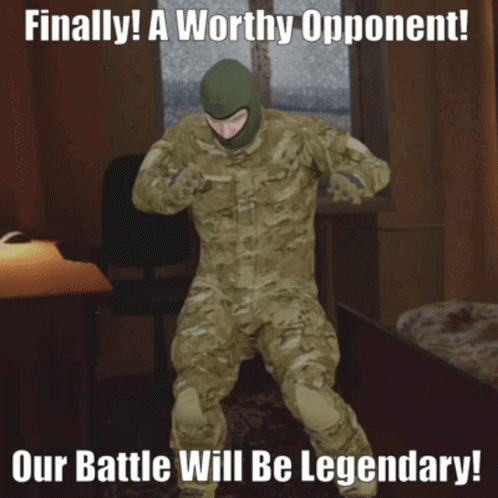 Battle Will Be Legendary GIF