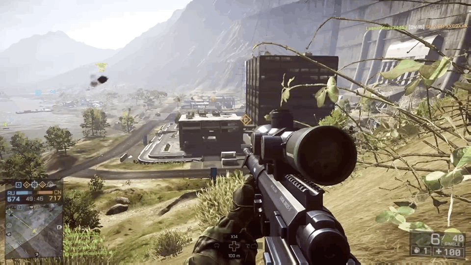 Battlefield 4 Gun Fire Target GIF