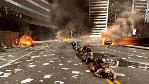 Battlefield 4 Soldiers Army Crawling GIF