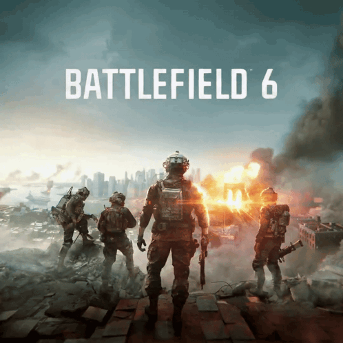 Battlefield 6 Soldiers Battle Scene GIF