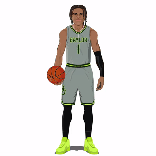 Baylor Supports Voting Rights For All Basketball Poster