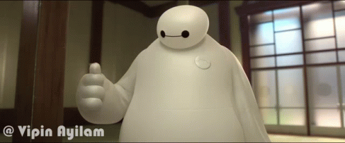 Baymax Big Hero Thumps Up GIF