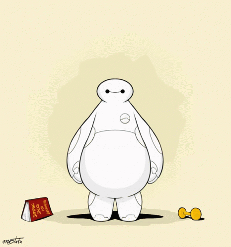 Baymax Exercise GIF