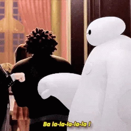 Baymax Fist Bump GIF