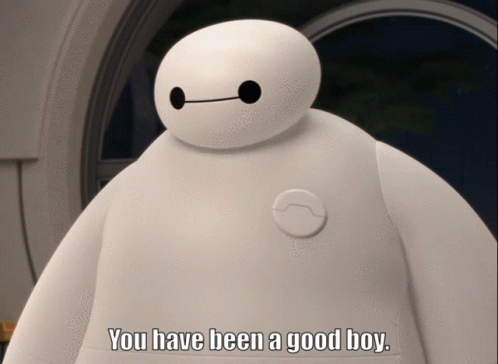 Baymax Have A Lollipop GIF