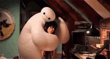 Baymax Hiro Hamada Big Hero 6 Comfort Hug GIF