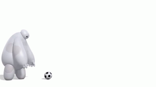 Baymax Playing Ball GIF