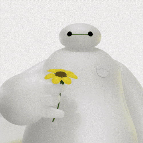 Baymax Robot Will You Be My Valentine GIF