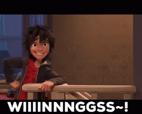 Baymax Wings Big Boy GIF