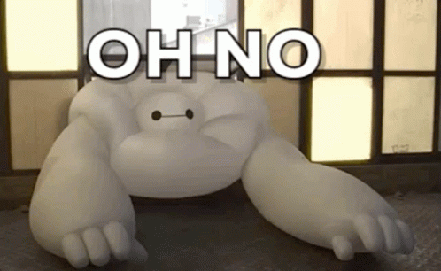 Baymax Worried Oh No GIF
