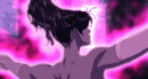 Bayonetta Anime Power Up Clothes GIF