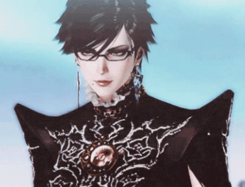 Bayonetta Head Tilt GIF