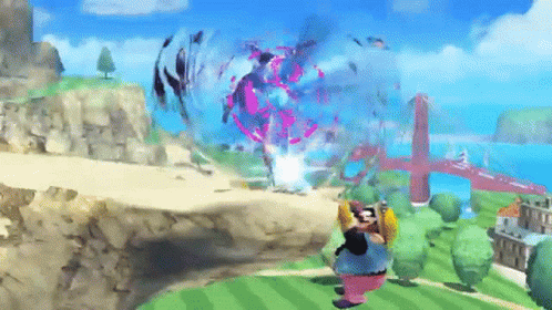 Bayonetta Heel Stomp Smash Bros GIF