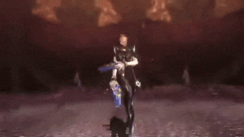 Bayonetta Outfit Change GIF