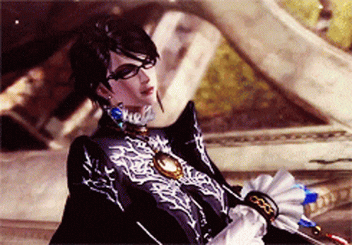 Bayonetta Pistol Talk GIF