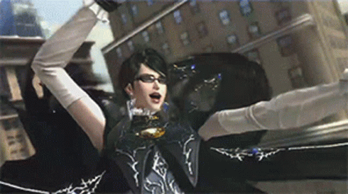 Bayonetta Riding Bounce GIF
