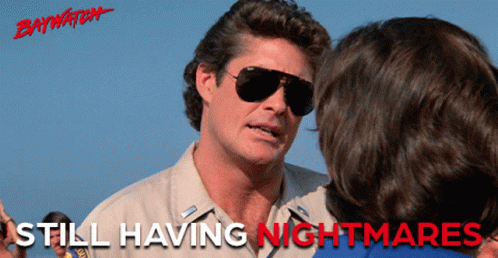 Baywatch Man Still Having Nightmares GIF