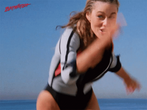 Baywatch Pointing You Guys Are Cheaters GIF