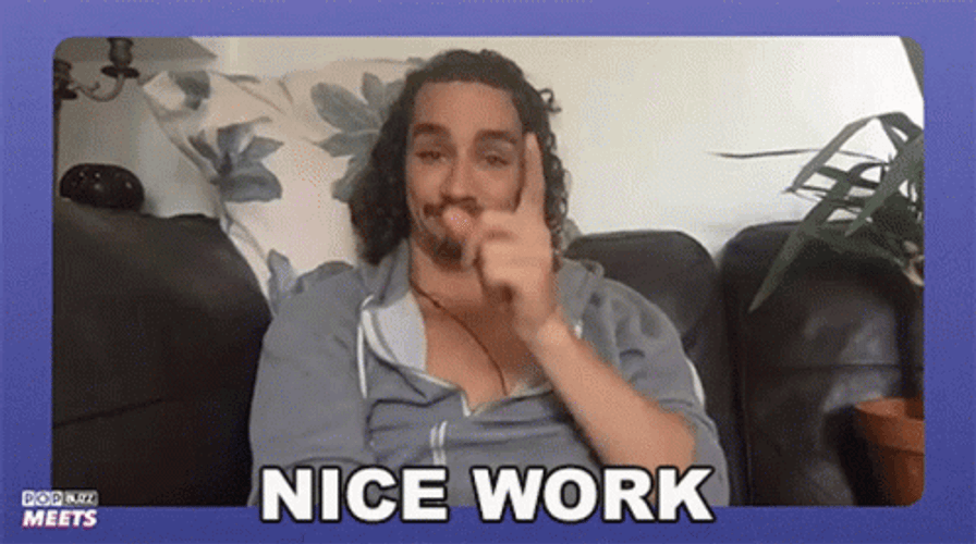 Bazing Robert Sheehan Nice Work GIF