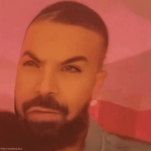 Bbl Drake Filtered Brows GIF