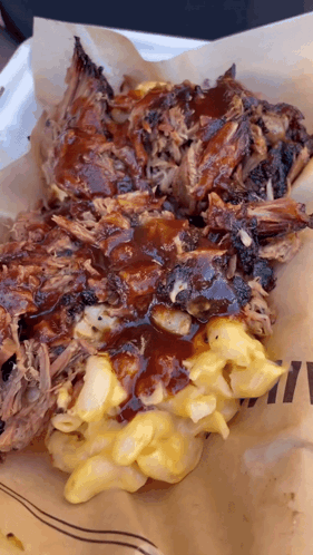 Bbq Brisket Mac N Cheese GIF