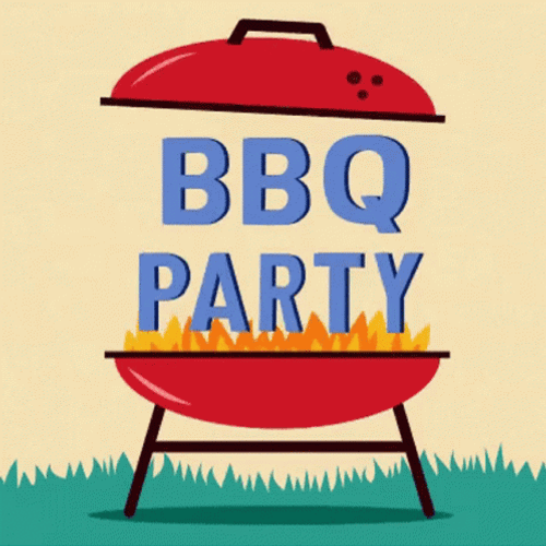 Bbq Party Burning Mobile Design GIF