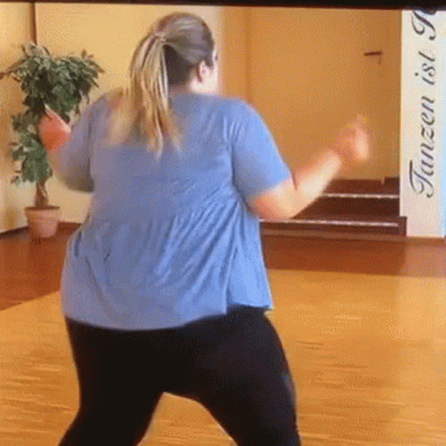 Bbw Energetic Dancing GIF