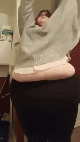 Seducing Bbw Removing Clothes GIF