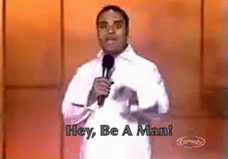 Be A Man Comedian Performance On Stage GIF