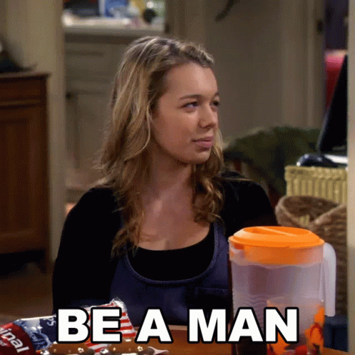 Be A Man Violet Plunkett GIF