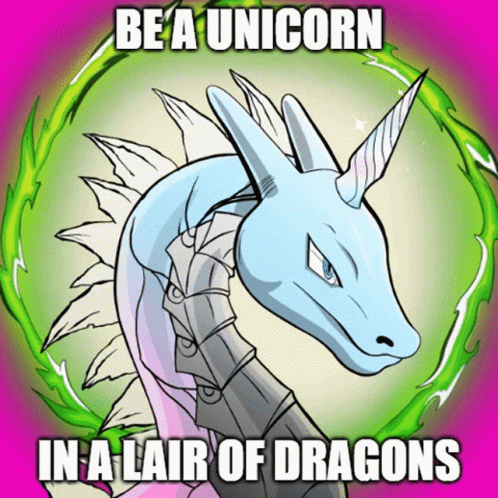 Be A Unicorn GIF