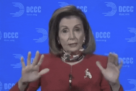 Be Calm Be Patient And Confident Nancy Pelosi GIF