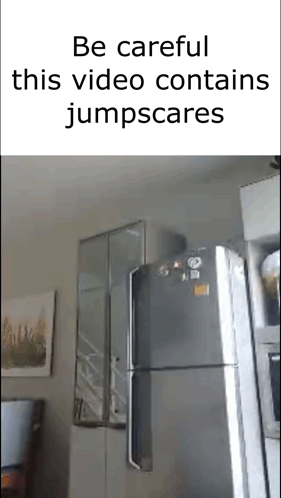 Be Careful Jump Scare Video GIF