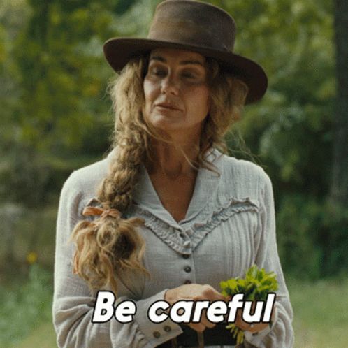 Be Careful Says Faith Picking Vegetable GIF