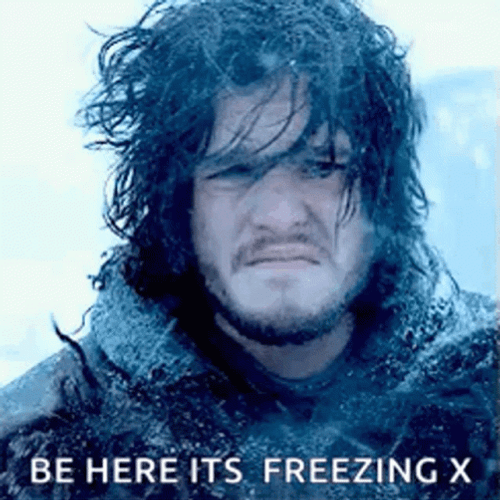Be Here It's Freezing GIF