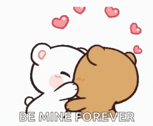 Be Mine Forever Milk And Mocha GIF