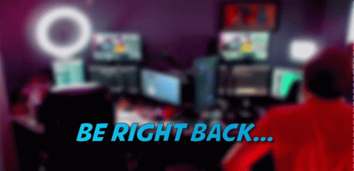 Be Right Back Happy Dance GIF