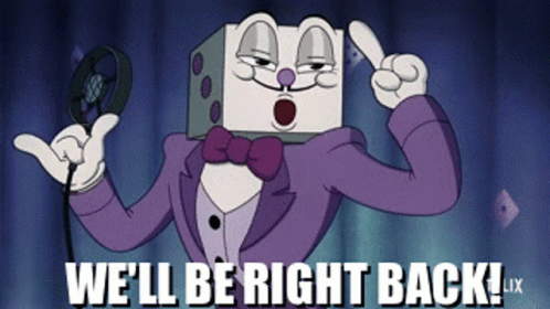King Dice Be Right Back While Holding Microphone GIF