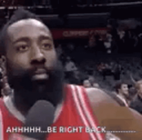 James Harden Eye Roll Be Right Back GIF