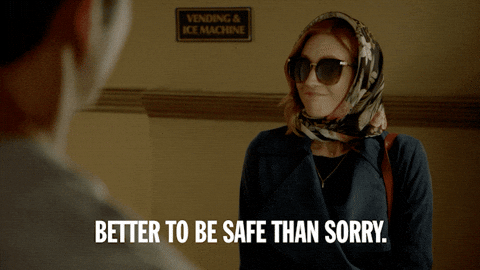 Be Safe Brittany Snow Disguised GIF