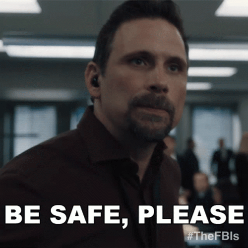 Be Safe Jubal Valentine FBI GIF