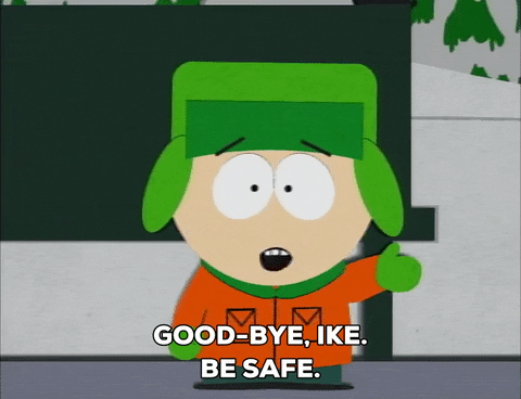 Be Safe Kyle Broflovski South Park GIF