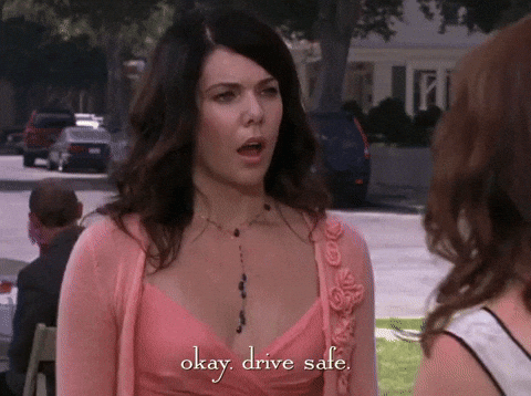 Be Safe Lauren Graham Gilmore Girls GIF